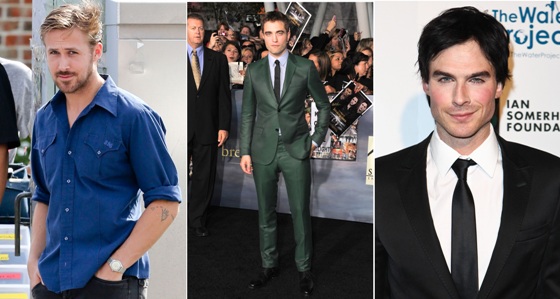 Ryan Gosling, Robert Pattinson, Ian Somerhalder Ryan Gosling, Robert Pattinson, Ian Somerhalder